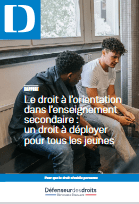 Le droit à l'orientation dans l'enseignement secondaire : un droit à déployer pour tous les jeunes