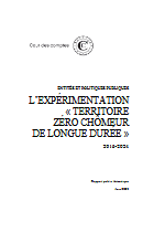 L'expérimentation "territoire zéro chômeur de longue durée" - 2016-2024